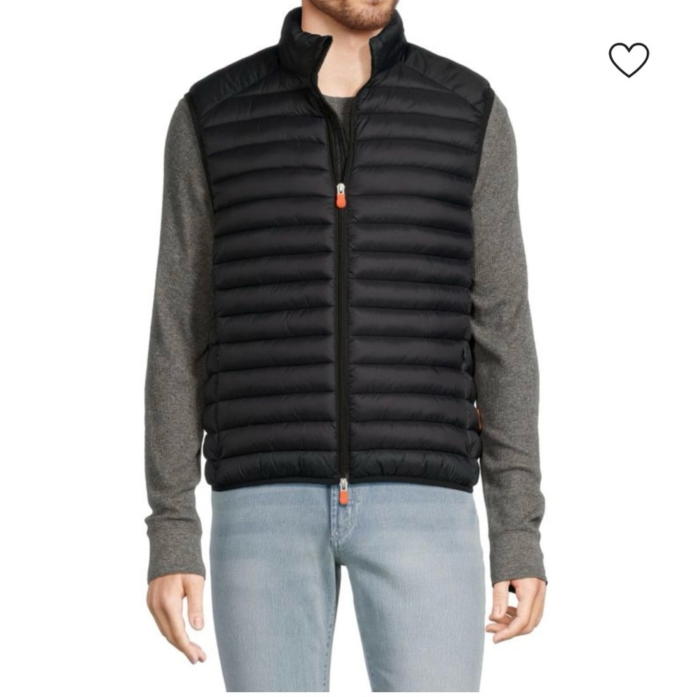 SAVE THE DUCK Quilted Puffer Lightweight  Black Vest